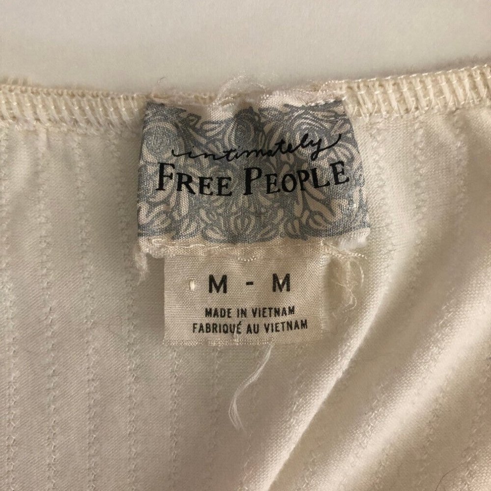 Intimately Free People Ivory Lace Slip Dress Size M - Picture 6 of 10